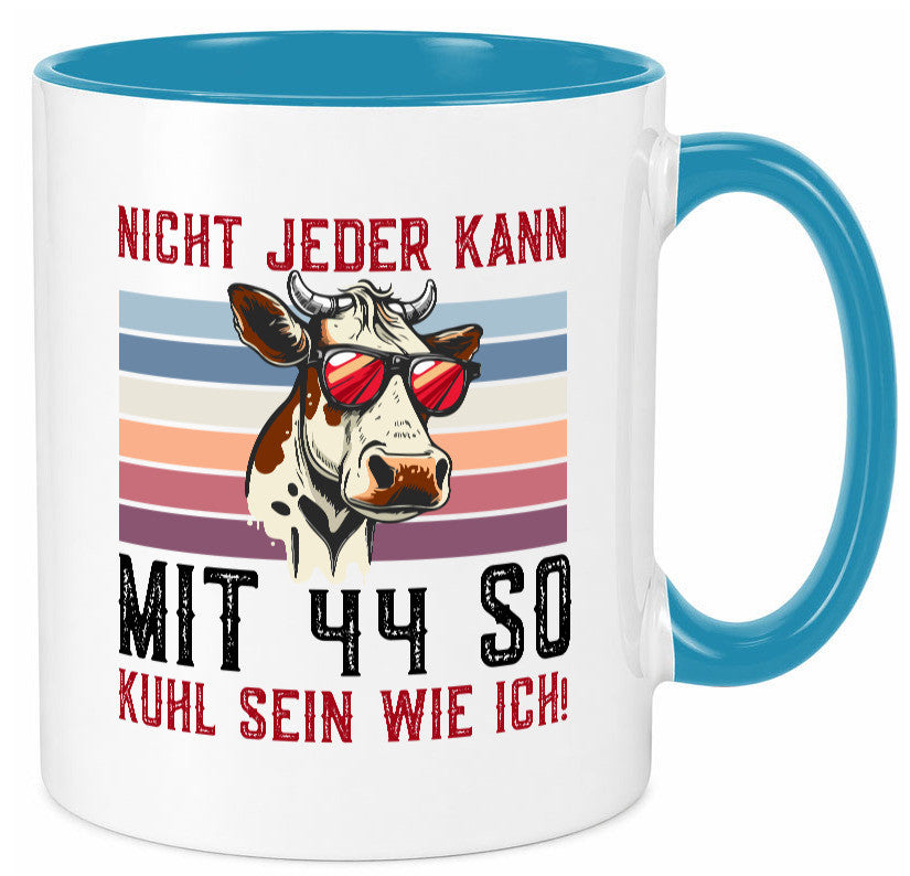 Mit 44 so gut aussehen | 44. Geburtstag Landwirt Bauer v2 lustig Geschenkidee Tasse