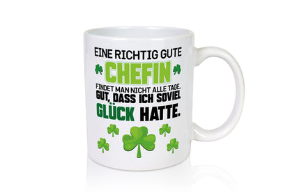 Gute Chefin lustiger Spruch Geschenk Arbeit Kollegen Büro Tasse