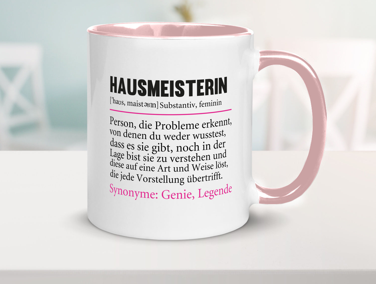 Hausmeisterin | Hauswart Beruf Spruch Humor Geschenkidee Arbeit Kollegen Büro