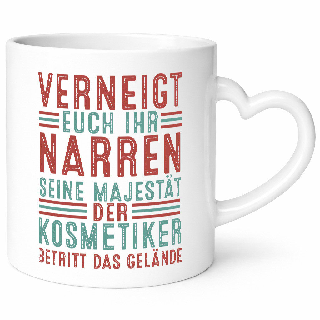 Verneigt euch: Kosmetiker | Kosmetik Stylist Geschenk Humor Geschenkidee