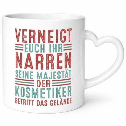 Verneigt euch: Kosmetiker | Kosmetik Stylist Geschenk Humor Geschenkidee