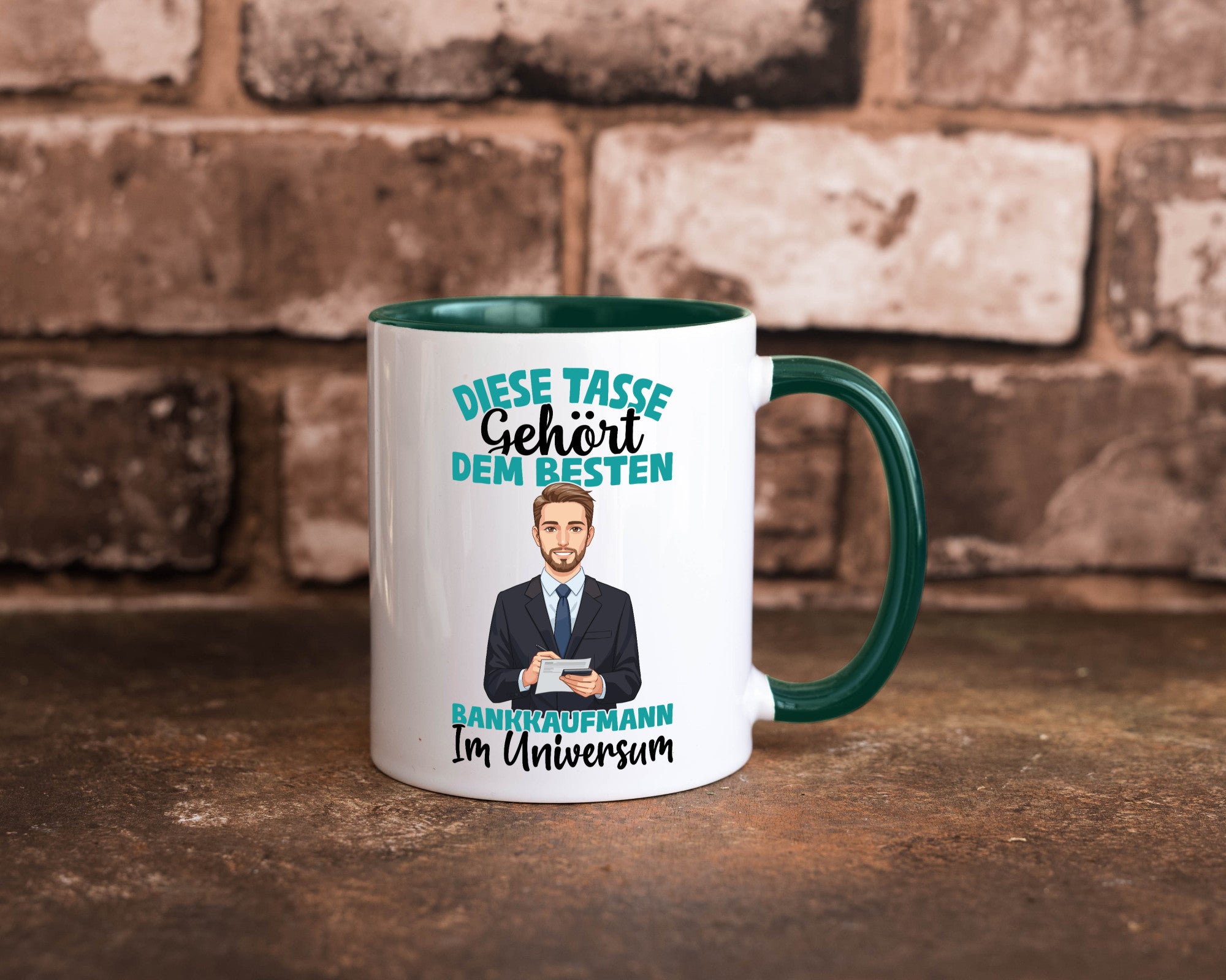 Im Universum: Bankkaufmann | Kaufmann Bank Kaufleute Geschenkidee Humor Tasse