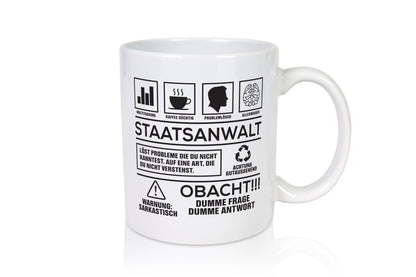 Achtung Probleme Staatsanwalt | Anwalt Jurist Geschenk Humor Geschenkidee
