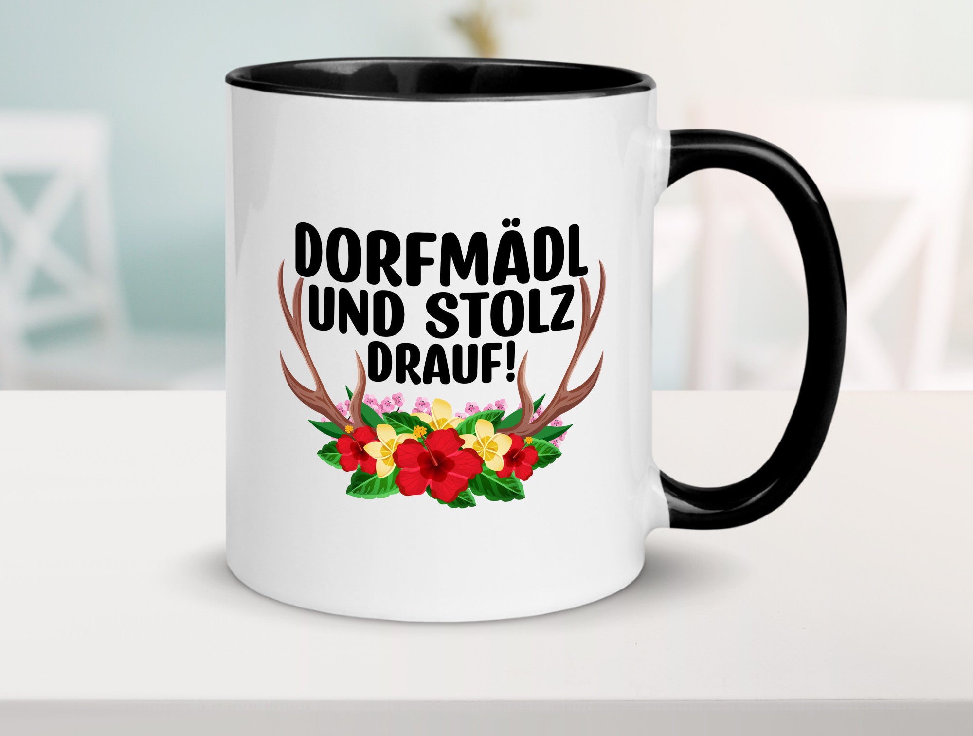 Dorfmädel und stolz drauf | Dorfkind Dorf v2 Geschenkidee Humor Tasse