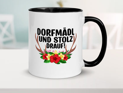 Dorfmädel und stolz drauf | Dorfkind Dorf v2 Geschenkidee Humor Tasse