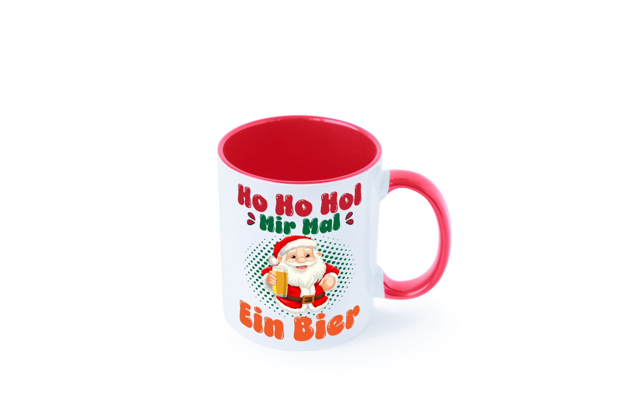 Ho mir mal ein Bier | Ugly Christmas Trinken v2 Geschenkidee Humor Tasse