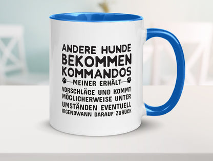 Hunde Training | Hundebesitzer Tasse Hundekommando lustig Tierliebhaber Humor