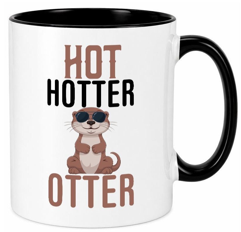 Lustiger Otter | Hot Wortwitz Sonnenbrille Tiercomic v2 Geschenkidee Tasse