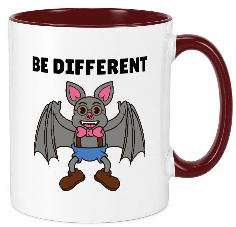 Be Different Geschenk Humor Geschenkidee lustiger Spruch Tasse
