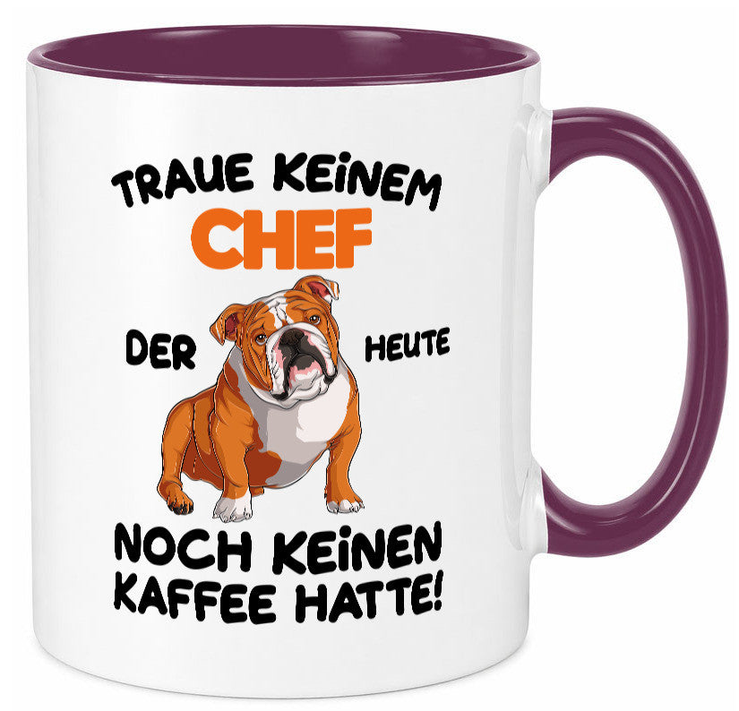Traue keinem Chef lustiger Spruch Geschenk Arbeit Kollegen Büro Tasse
