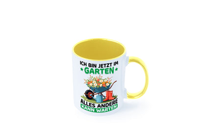 Im Garten alles andere kann warten | Gärtner Gartenarbeit Geschenk Arbeit