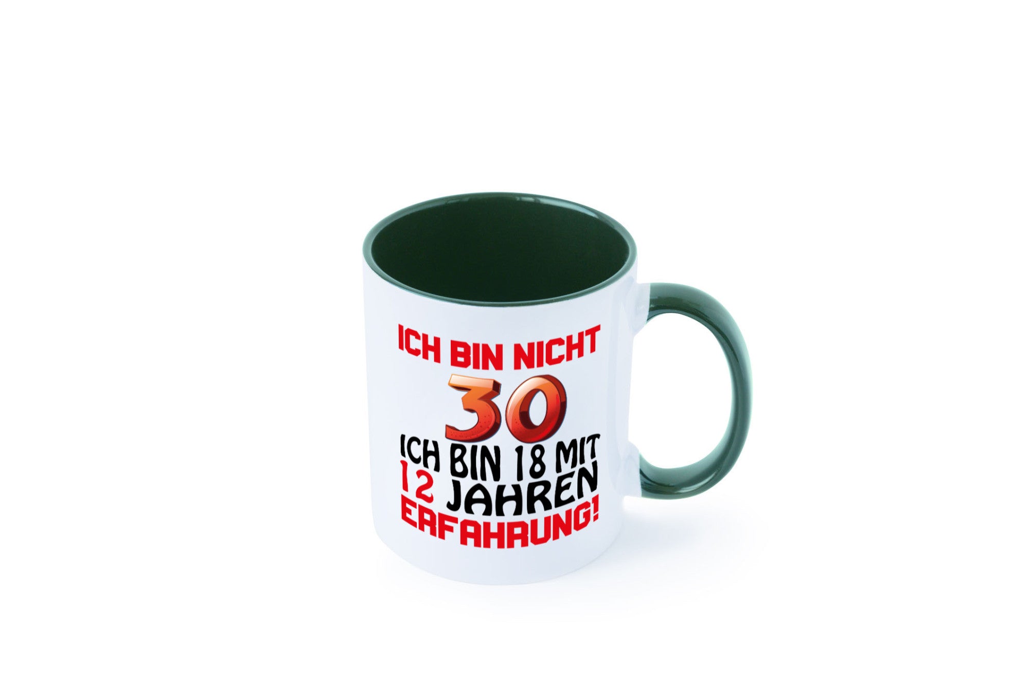 Ich bin nicht 30. lustiger Spruch Geschenk Humor Geschenkidee Tasse