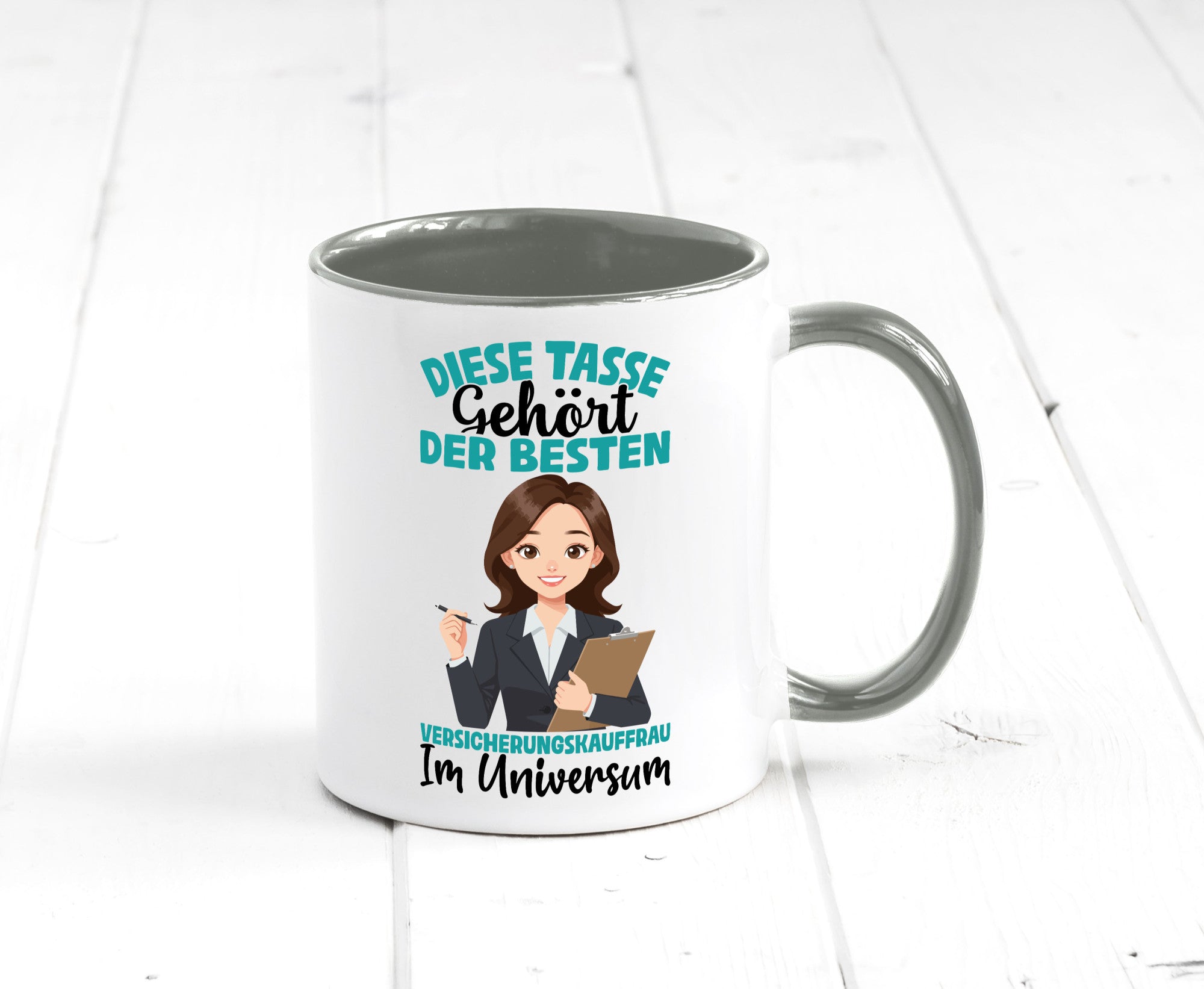 Im Universum: Versicherungskauffrau | Kauffrau lustig Humor Geschenkidee