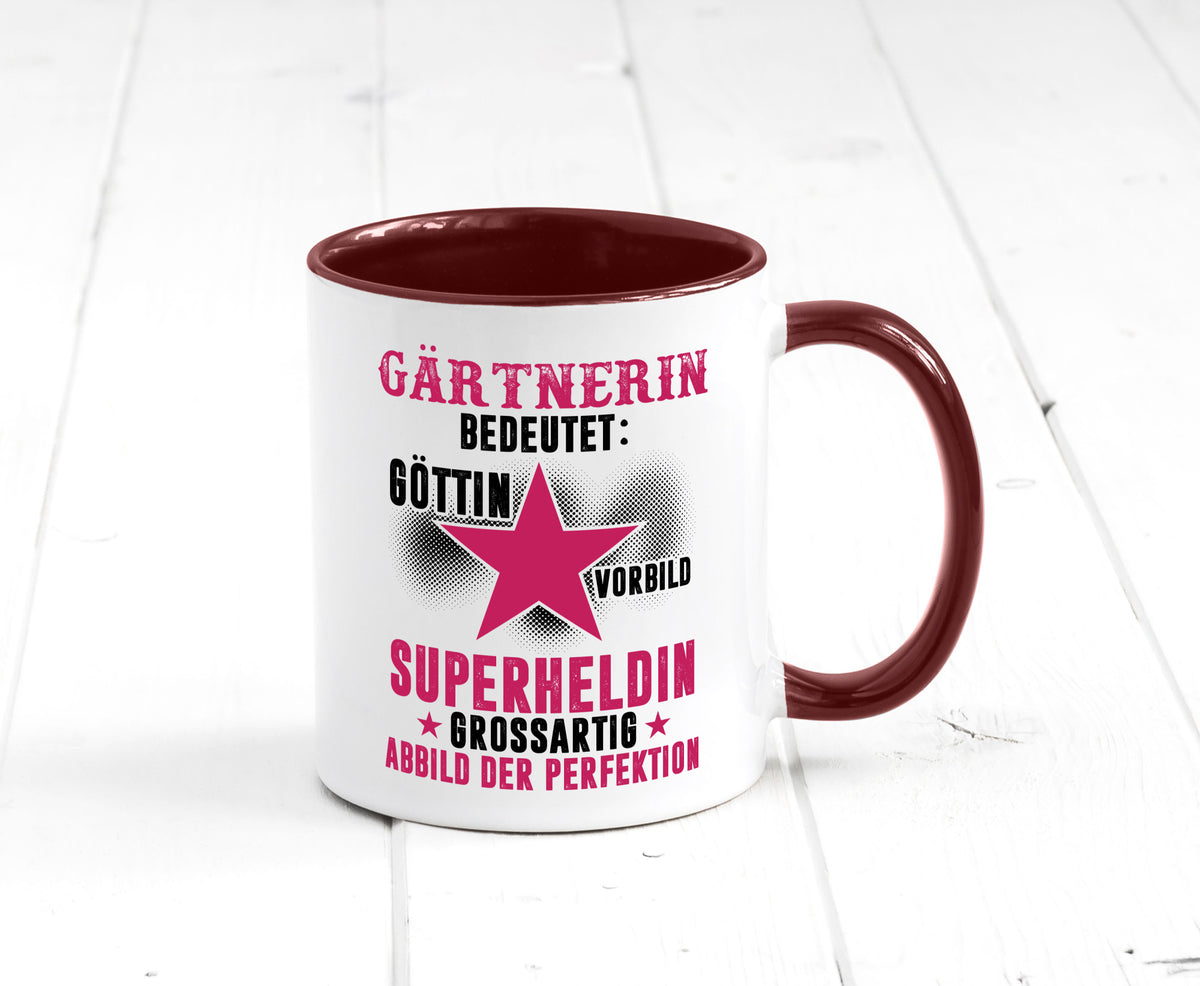 Bedeutung von Gärtnerin | Gartenbau lustiger Spruch Geschenk Humor Geschenkidee Tasse