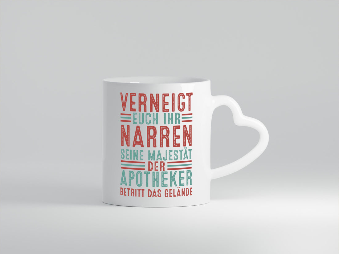Verneigt euch: Apotheker | Apotheke Pharmazie Geschenkidee Humor Tasse