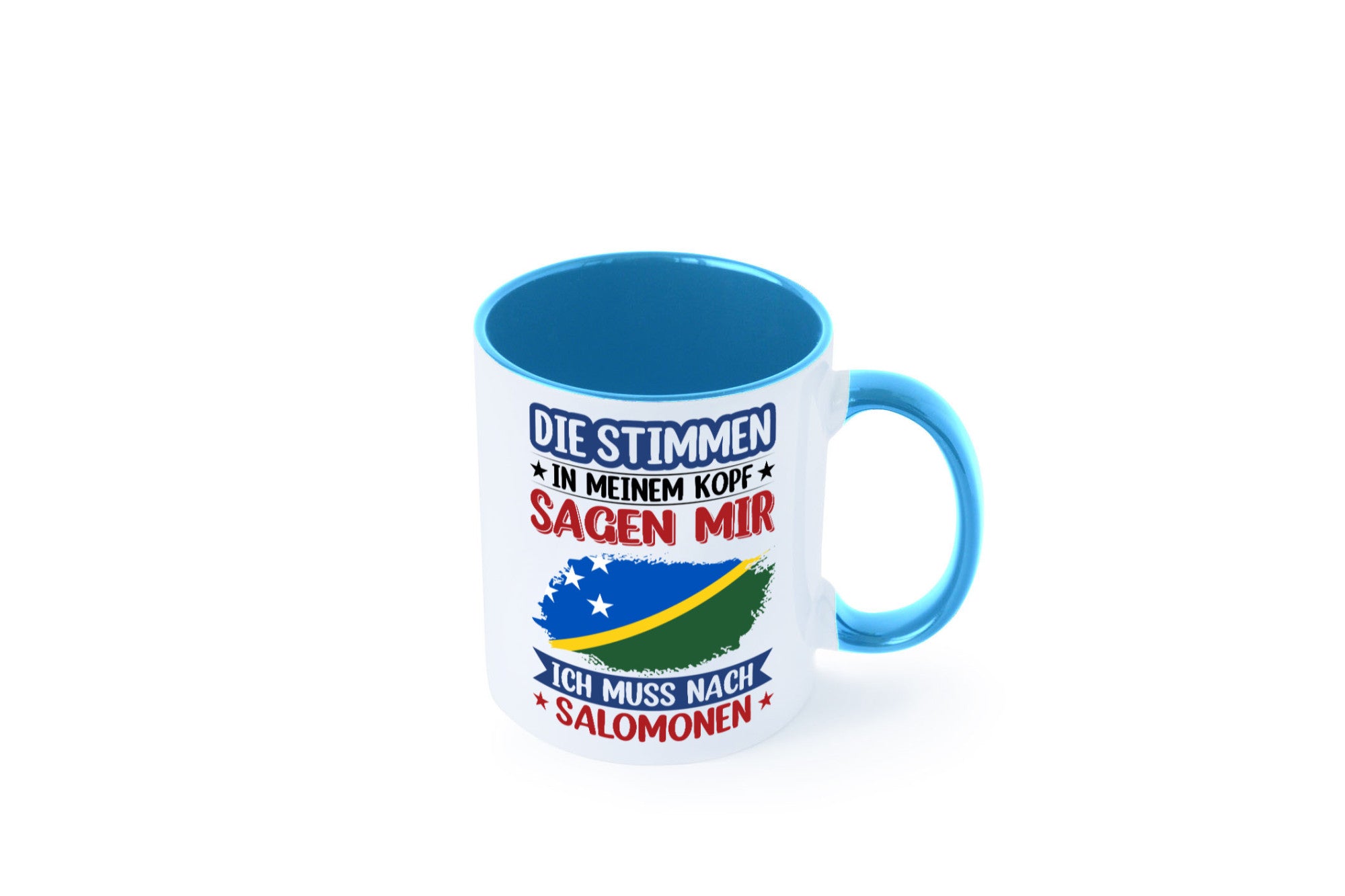 Salomonen | Urlaub Stimmen in meinem Kopf Traumland v2 Humor Geschenkidee Tasse