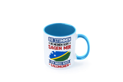 Salomonen | Urlaub Stimmen in meinem Kopf Traumland v2 Humor Geschenkidee Tasse