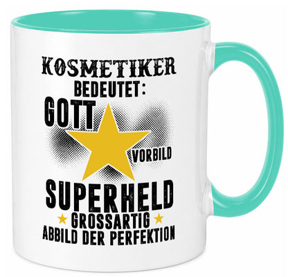 Bedeutung von Kosmetiker | Kosmetik Stylist Visagist Geschenkidee Humor Tasse