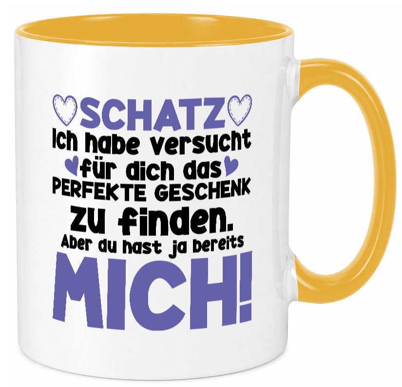 Schatz | Liebe Valentinstag Freund Freundin Herz Geschenkidee Humor Tasse