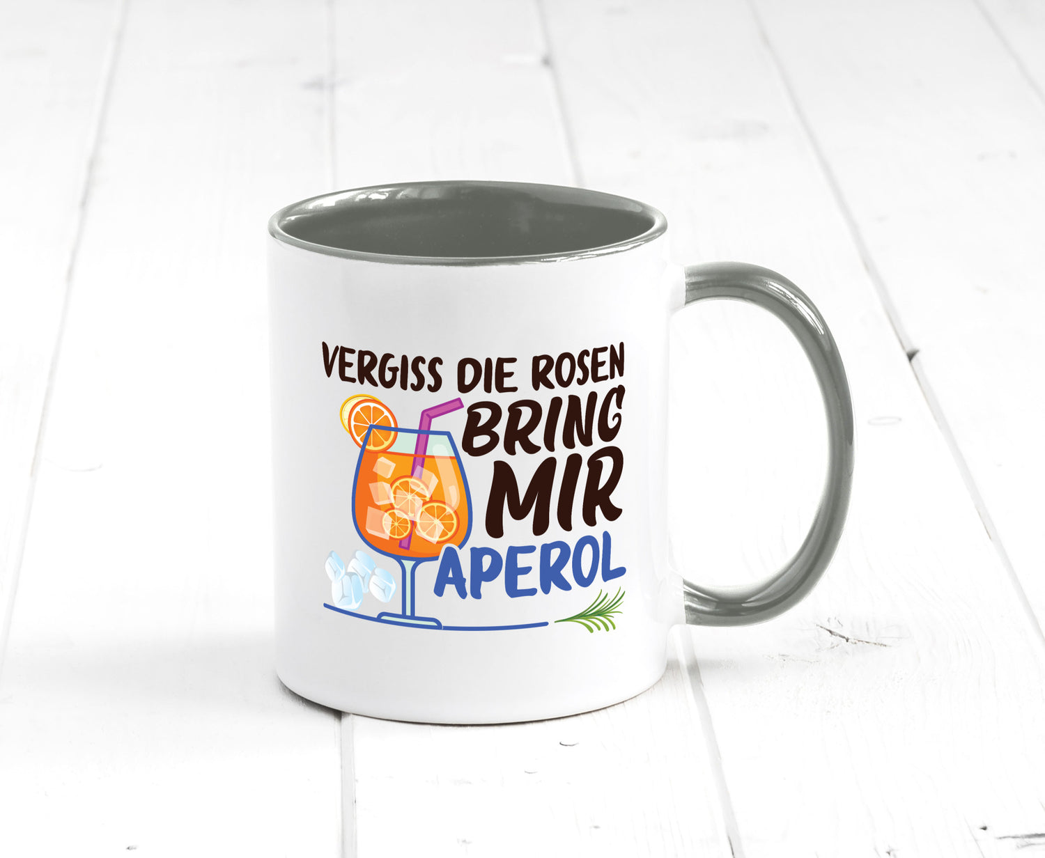 Bring mir Aperol | Rosen Paar Party Geschenkidee Humor Tasse