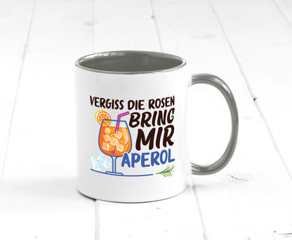 Bring mir Aperol | Rosen Paar Party Geschenkidee Humor Tasse