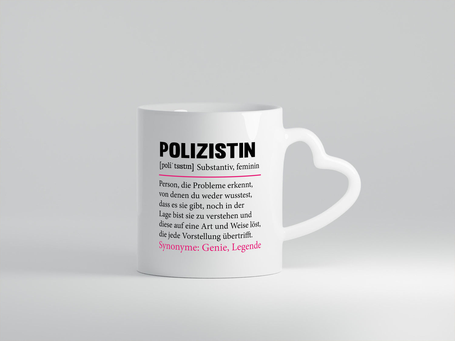 Polizistin | Spruch Beruf Polizei| lustig v2 Geschenk Arbeit Kollegen Büro