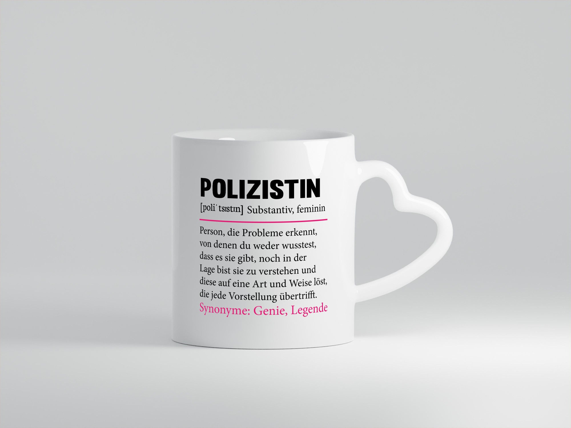Polizistin | Spruch Beruf Polizei| lustig v2 Geschenk Arbeit Kollegen Büro
