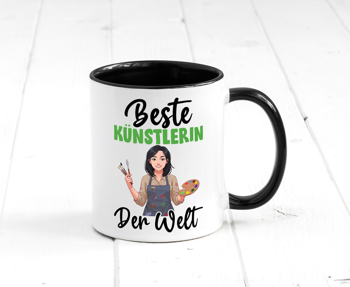Beste Künstlerin| Kunst Geschenk Humor Geschenkidee lustiger Spruch Tasse