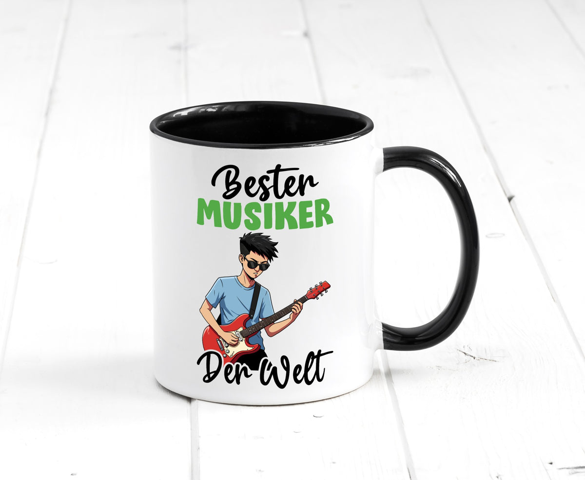 Bester Musiker | Musik Musikant v2 lustig Humor Geschenkidee Geschenk Tasse