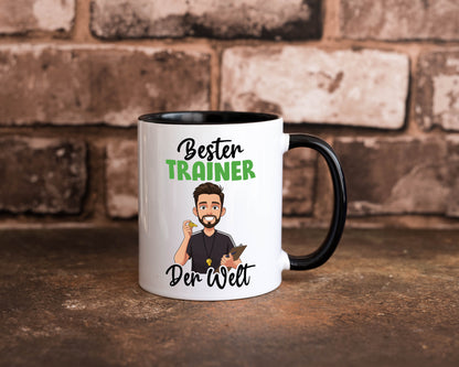 Bester Trainer | Verein Sport v2 Humor Geschenkidee Tasse