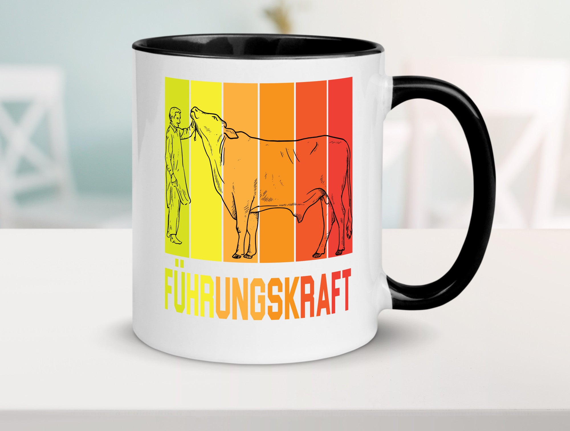 Führungskraft | Farmer Bauernhof lustig Humor Geschenkidee Geschenk Tasse