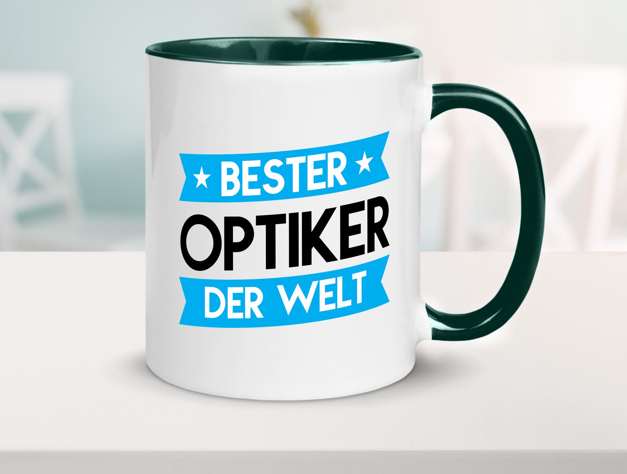 Bester Optiker | Augenoptiker Geschenkidee Humor Tasse