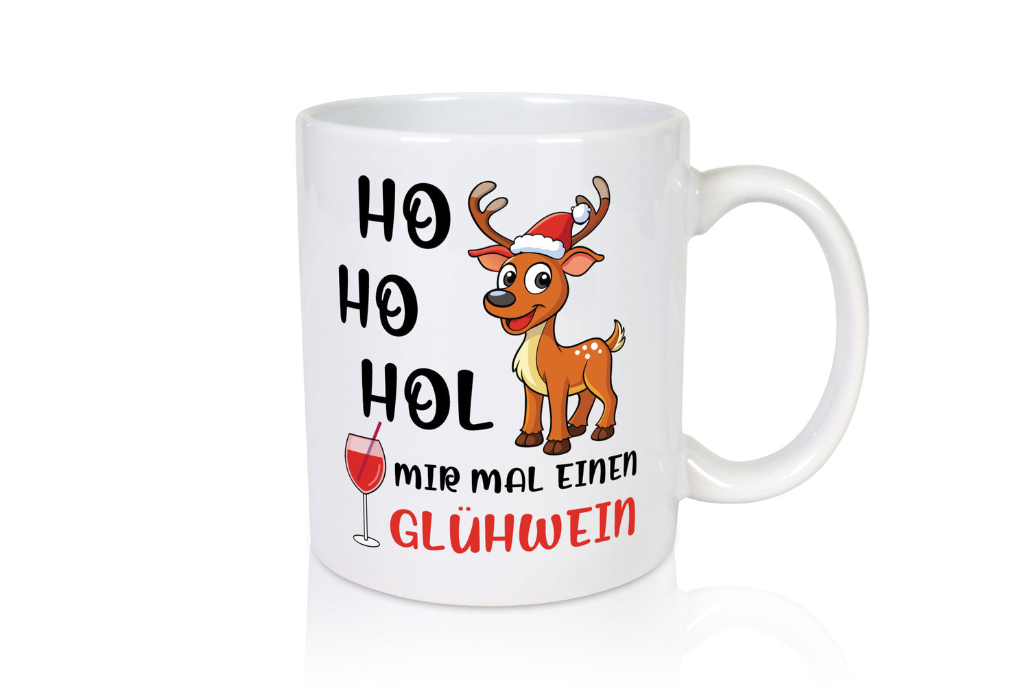 Ho mir einen Glüchwein | Weihnachten Rentier Humor Tierliebhaber Geschenkidee