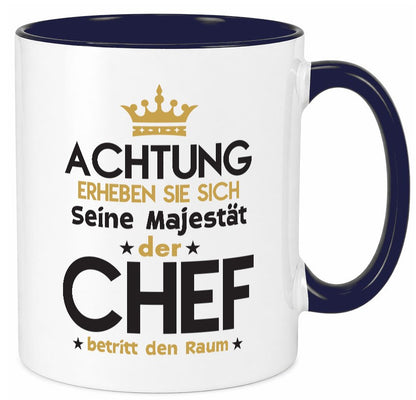 Seine Majestät Chef | Führungskraft Vorgesetzter Geschenk Arbeit Kollegen Büro Tasse