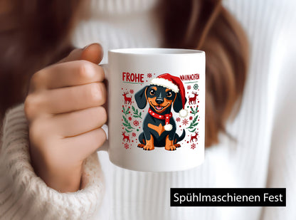 Frohe Waunachten | Ugly Christmas Weihnachtshund v2 Humor Tierliebhaber