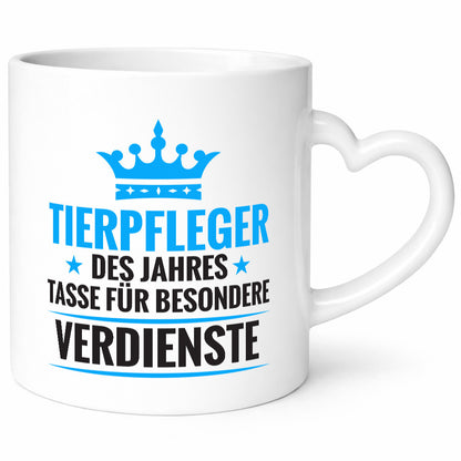 Besonderer Verdienst: Tierpfleger | Pflegeberuf Tierheim Humor Arbeit Kollegen