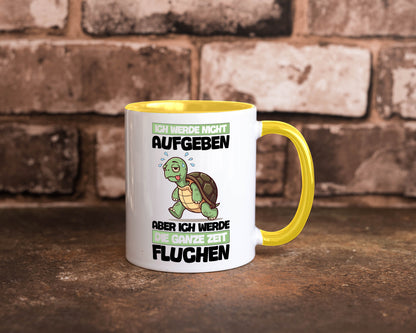 Ich geb nicht auf werde aber fluchen | Schildkröte Joggen v2 Humor Geschenkidee