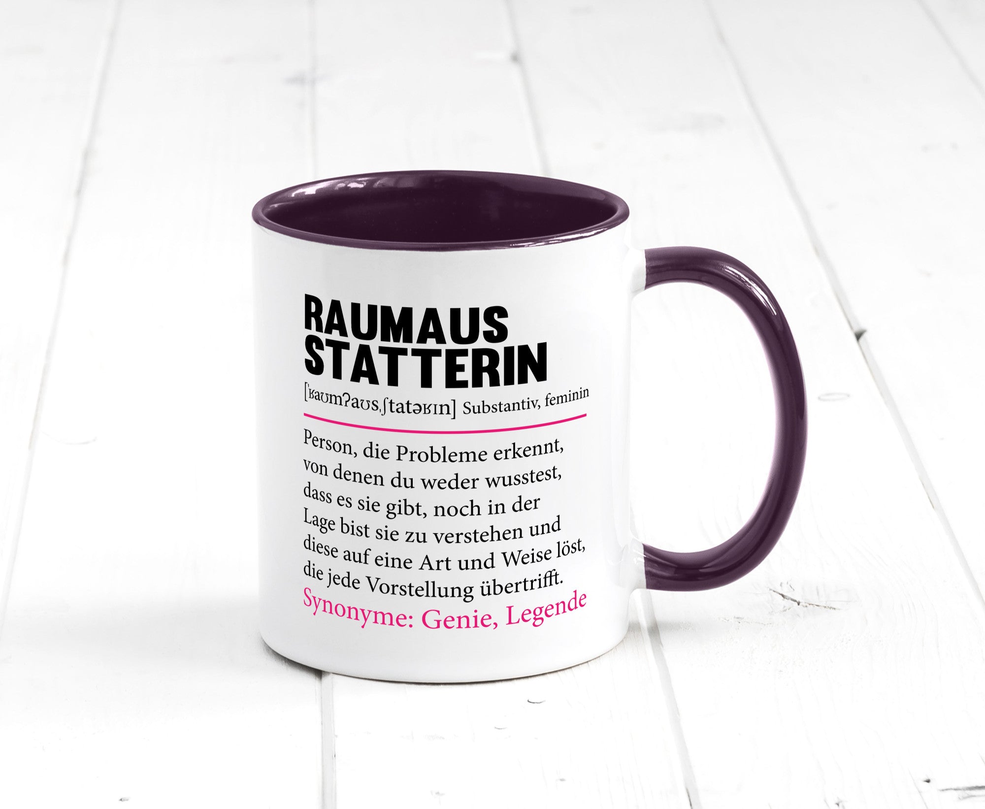 Raumausstatterin | Wohn Ausstatterin Beruf Humor Geschenk Arbeit Kollegen Büro