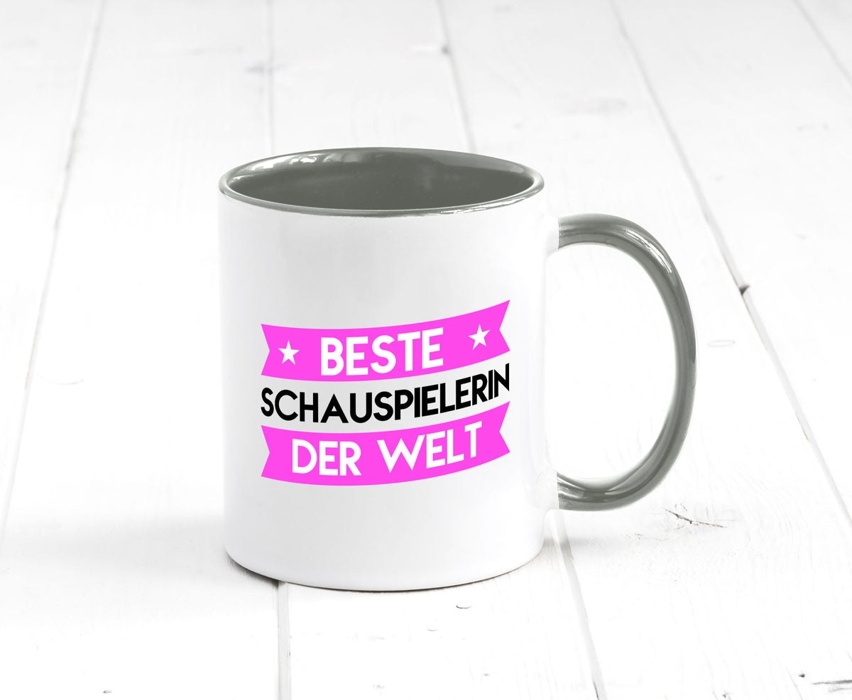 Beste Schauspielerin | Theater lustiger Spruch Geschenk Humor Geschenkidee Tasse