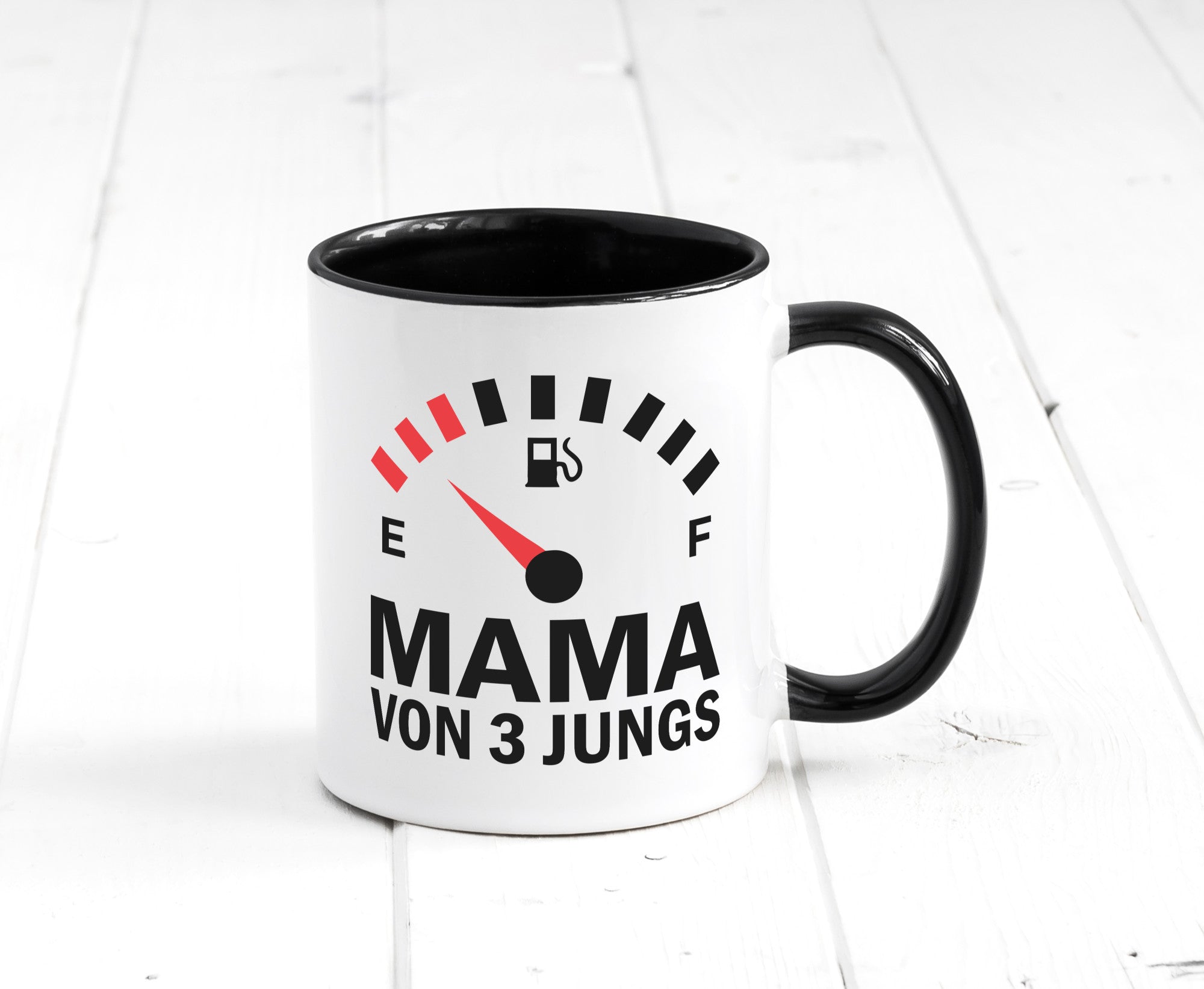Mama von 3 Jungs | Muttertag Geschwister lustiger Spruch Geschenk Familie
