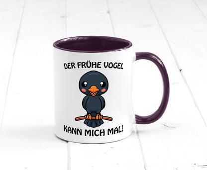 Der Frühe Vogel Humor Geschenkidee Tasse