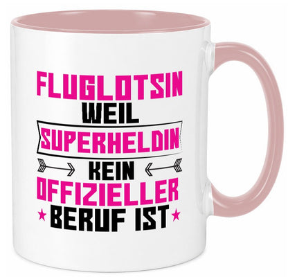 Superheldin Fluglotsin | Flughafen Flugverkehr Geschenkidee Humor Tasse