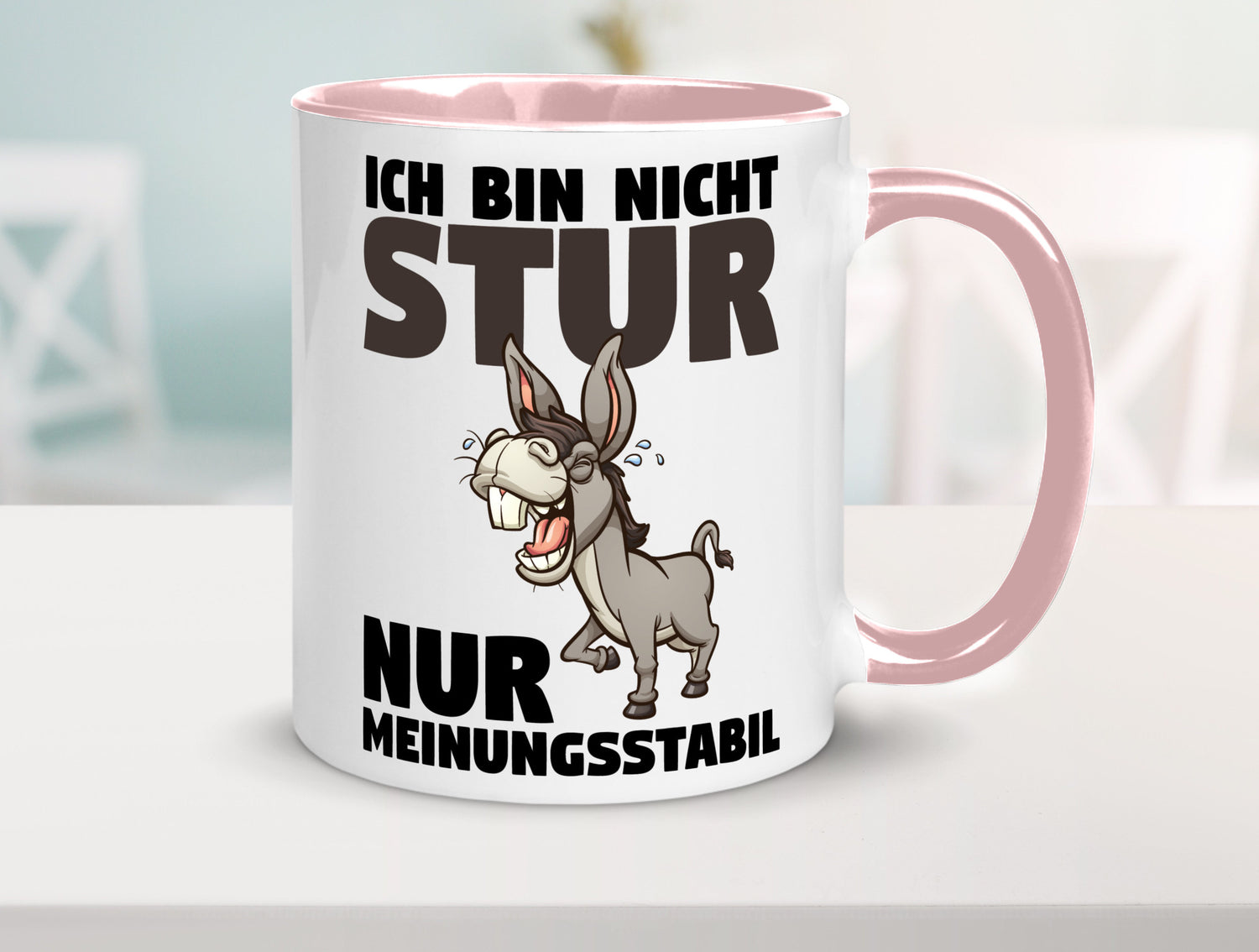 Sturer Esel | Sturkopf Tasse Dickkopf Spruch Humor lustiger Geschenk