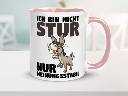 Sturer Esel | Sturkopf Tasse Dickkopf Spruch Humor lustiger Geschenk