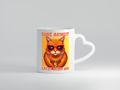 Eure Armut Katzt mich nicht | Böse Katze Humor Tierliebhaber Geschenkidee Tasse