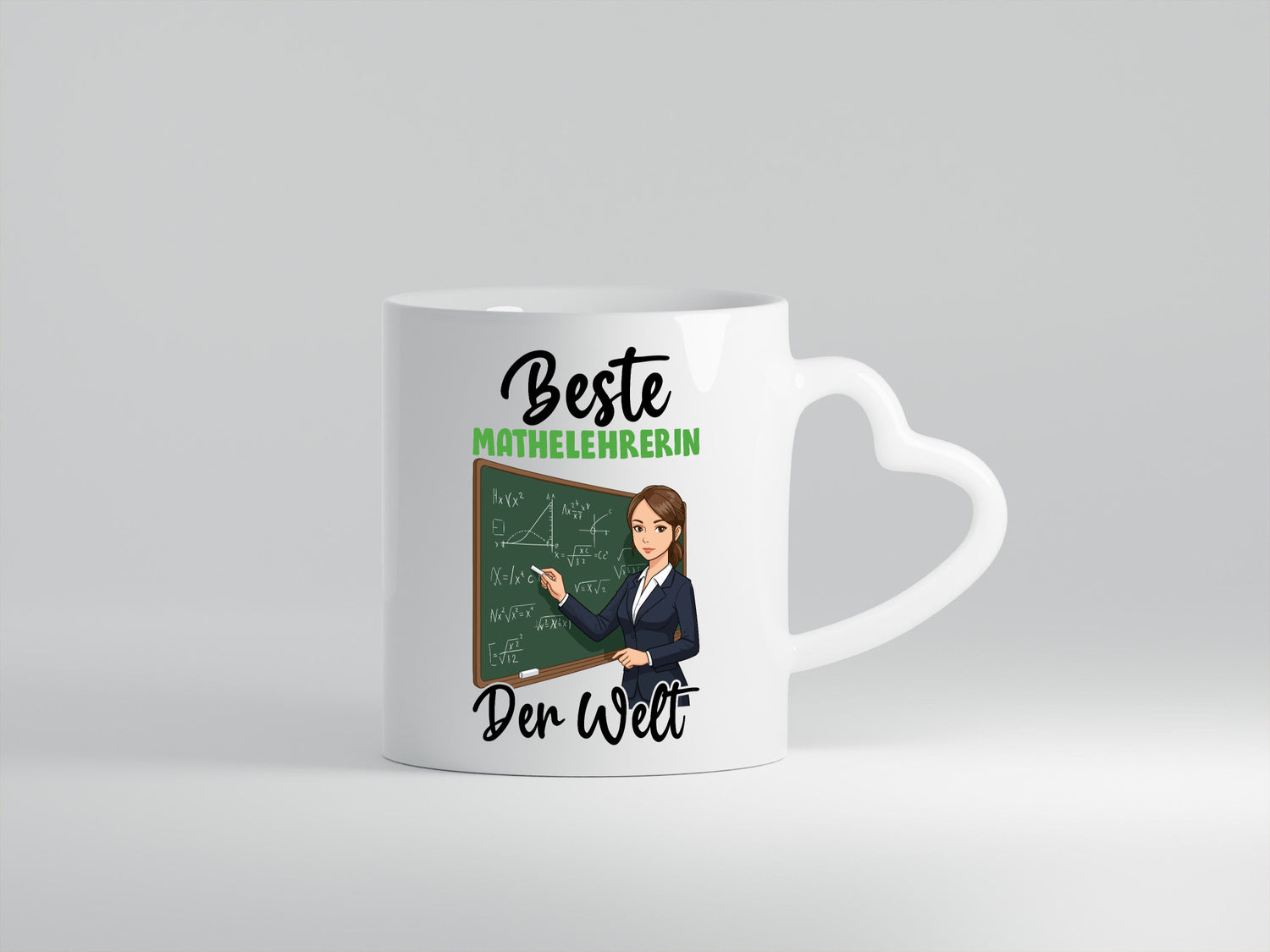 Beste Mathelehrerin | Lehrer Mathe v2 lustig Humor Geschenkidee Geschenk Tasse