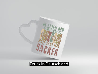 Heute sagt man: Bäcker | Bäckerei Backen Konditor Humor Geschenkidee Tasse
