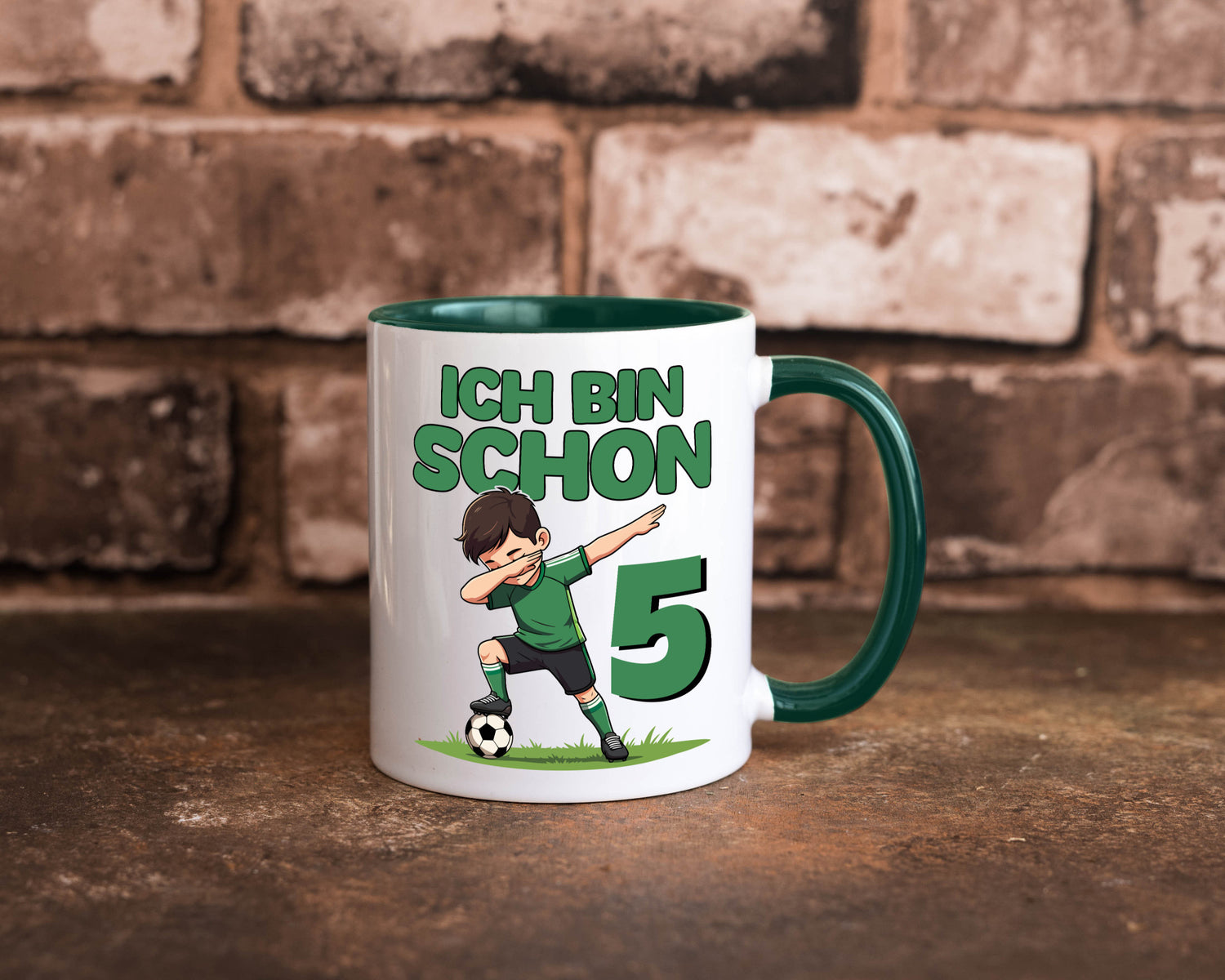5. Geburtstag | 5 Jahre Fußballer lustiger Spruch Geschenk Geschenkidee Tasse