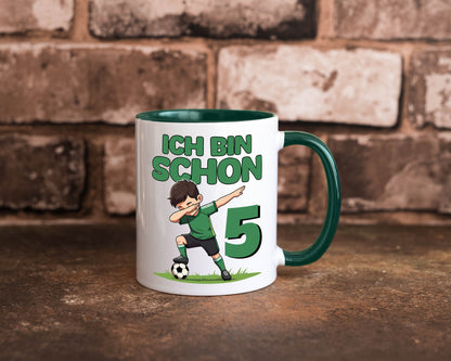 5. Geburtstag | 5 Jahre Fußballer lustiger Spruch Geschenk Geschenkidee Tasse