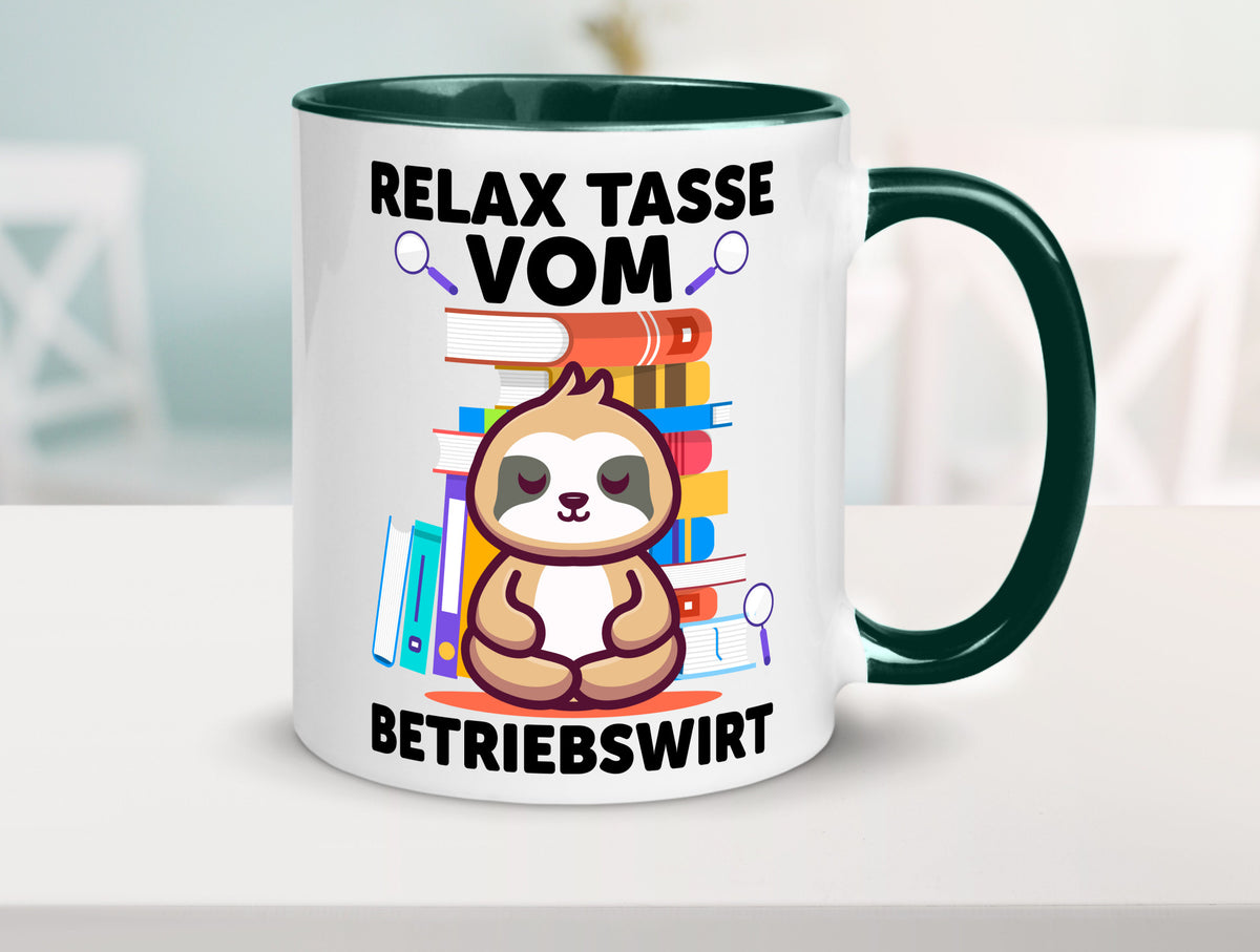 Relax Tasse: Betriebswirt | Betriebswirtschaft lustiger Spruch Geschenk Humor